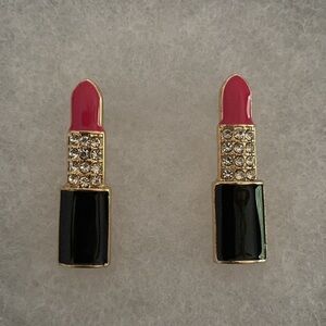 NWOT  Lipstick Earrings (possibly Betsy Johnson) saw them on another post